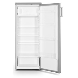 SCHNEIDER SCOD219S - Réfrigérateur 1 porte - 218L (204+14) - Froid statique - 3 clayettes verre - Porte réversible - Inox